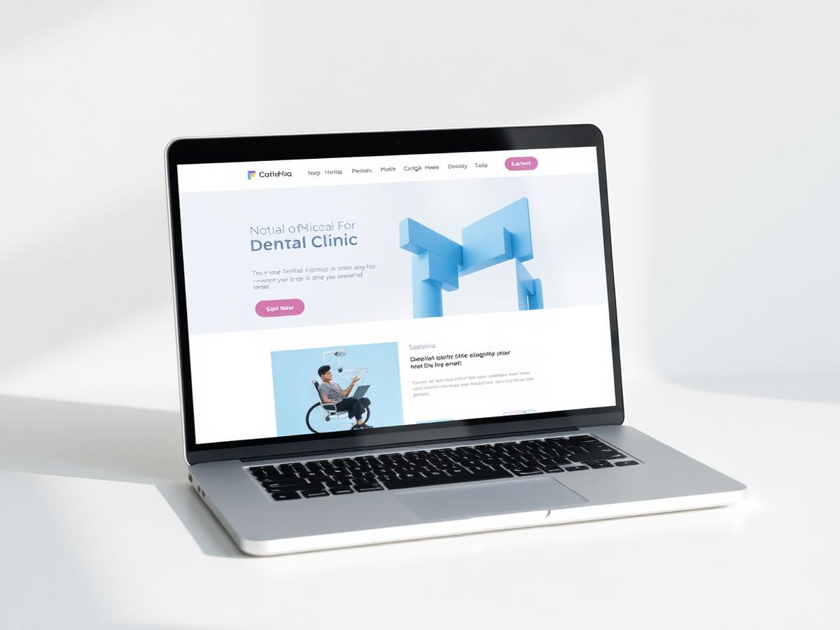 Prévia do site Clínica Sorriso Claro
